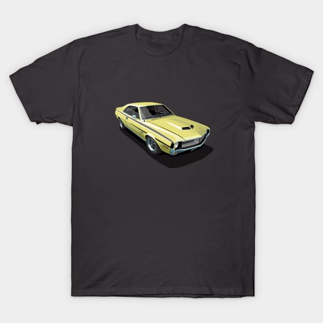 AMC Javelin SST in Hialeah Yellow T-Shirt by candcretro